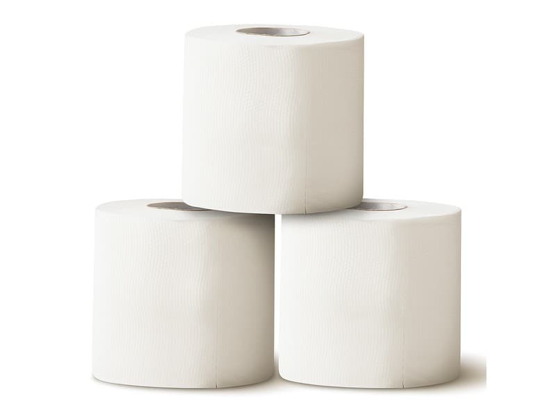 Package Free Bamboo Toilet Paper 12 Rolls — eco-friendly alternative to tree-based toilet paper