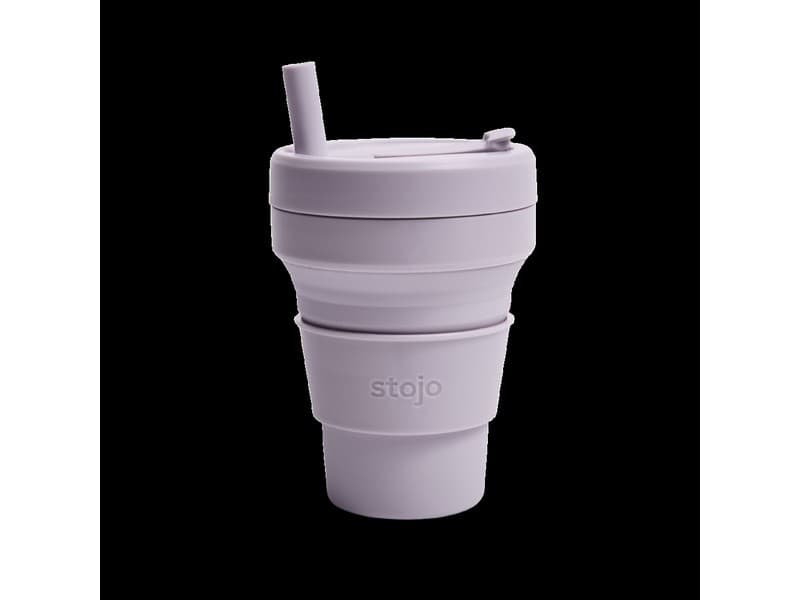 Stojo Collapsible Travel Cup 12oz — eco-friendly alternative to disposable coffee cups